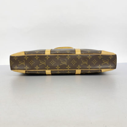 Louis Vuitton Monogram Porte-Document Voyage Bag M53361 Brown