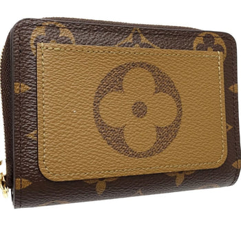 Louis Vuitton Louis Vuitton Bi-Fold Wallet M81461 Portefeuille Lou Monogram Reverse Brown 180860
