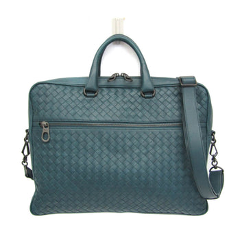 Bottega Veneta Intrecciato Men'S Leather Briefcase
