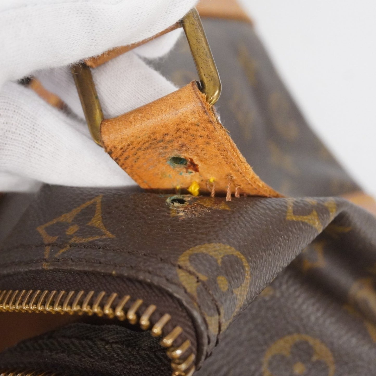 Louis Vuitton Monogram Keepall 45 Boston Bag M41428 Brown