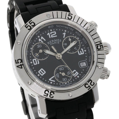 Herms Cl2.315 Clipper Diver Chronograph Watch In Stainless Steel