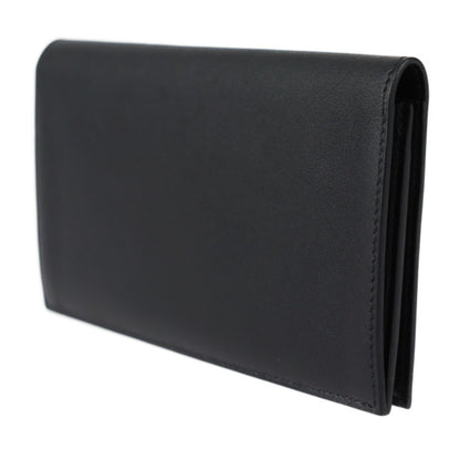 Hermes Citizen Twill Long Wallet - Swift Leather Black Bi-Fold D Engraved 2427063007153R1