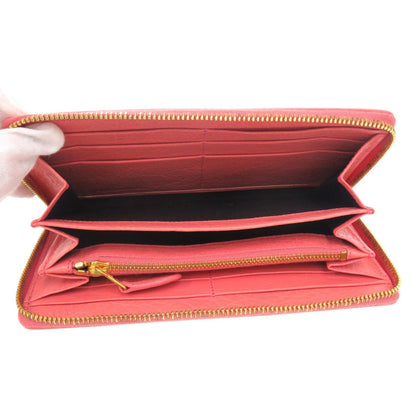 Balenciaga Giant Continental 253053 Leather Salmon Pink Long Wallet 0978 Balenciaga
