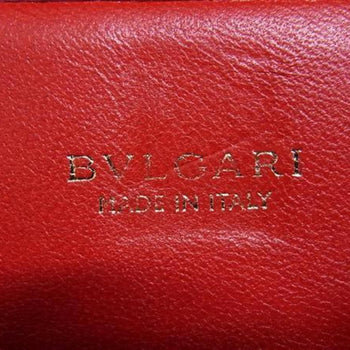 Bvlgari Bvlgari Clip Business Card Holder/Card Case 282477 Pink Spinel Leather