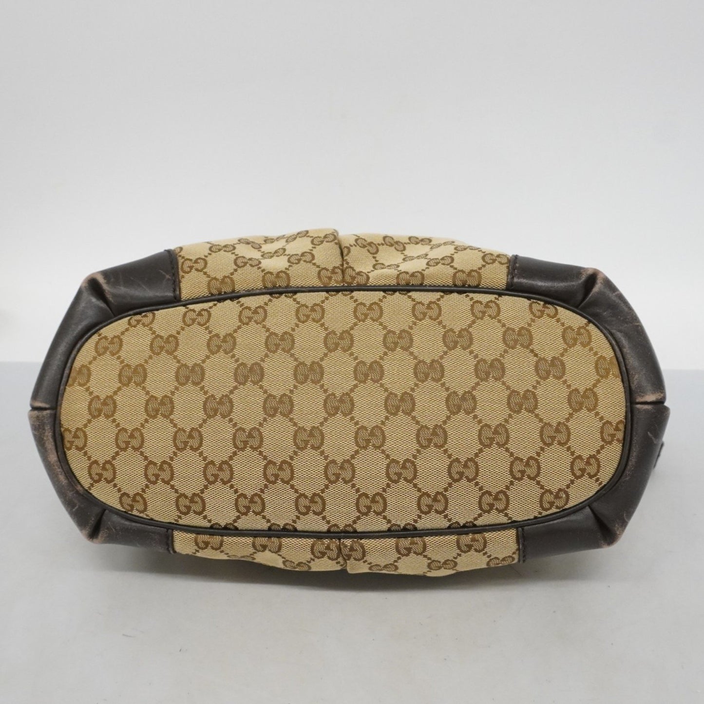 Gucci Gg Canvas Sukey Handbag 247902 Brown