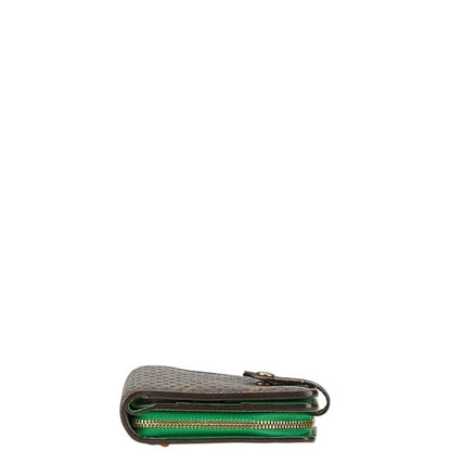 Louis Vuitton Monogram Perforated Bifold Wallet M95218 Vert Brown
