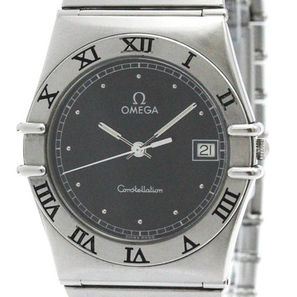 Polished Omega Constellation Stainless Steel Quartz