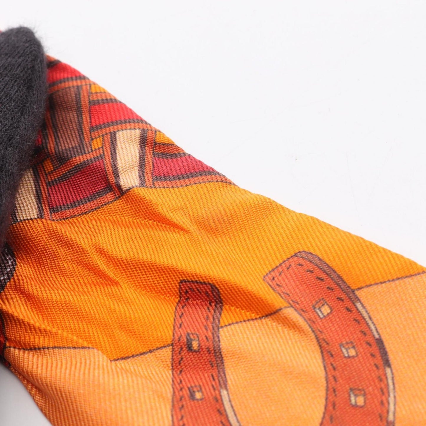 Hermes Herms Twilly Brides Et Gris Silk Scarf For Women