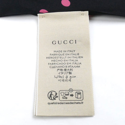 Gucci Gucci Ice Cream Cherry Neck Bow Scarf Muffler Black Red Multicolor 732840 3G001