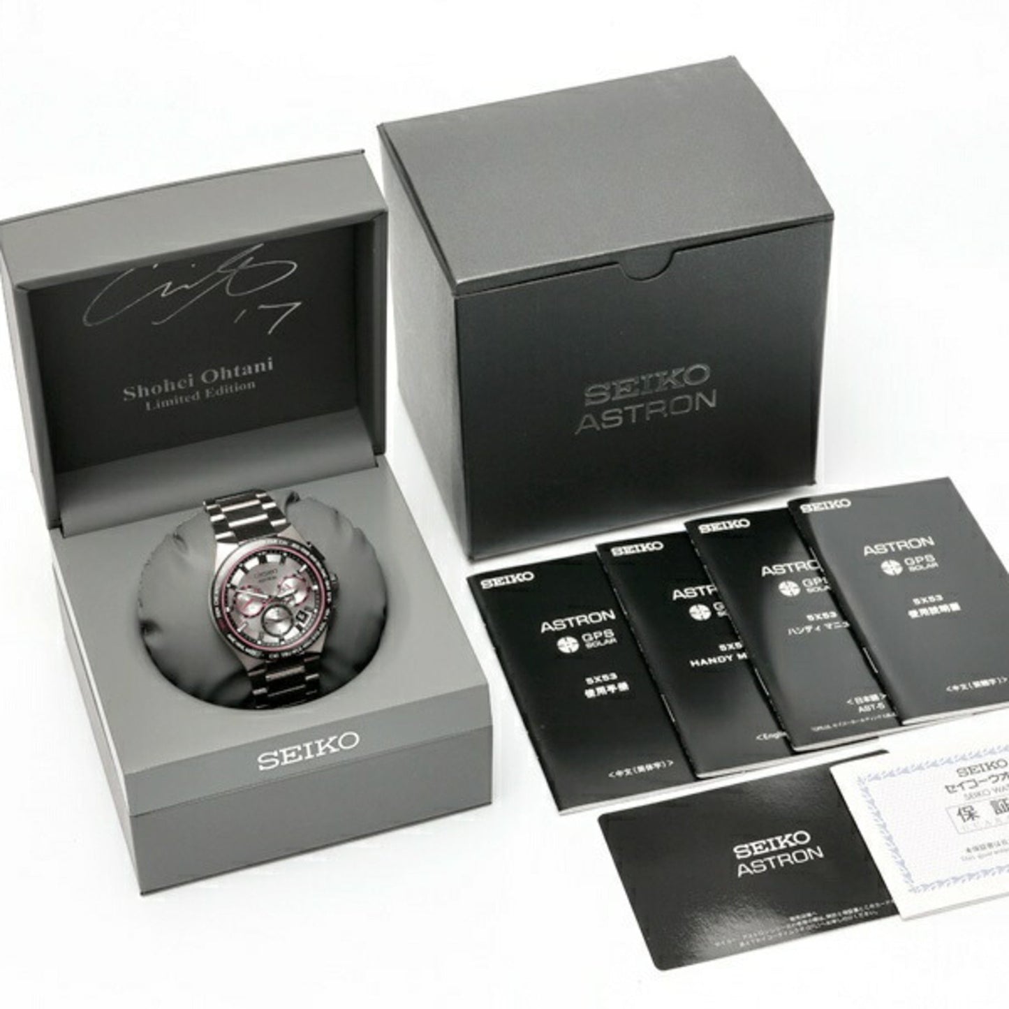 Seiko Astron Nexter Shohei Ohtani 2022 Limited Edition Model Sbxc125 5X53-0Bx0 Quartz Watch Gps