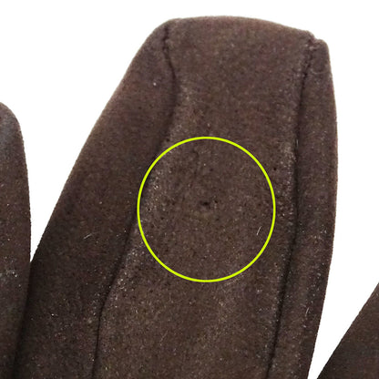 Hermes Herms Women'S Suede Gloves