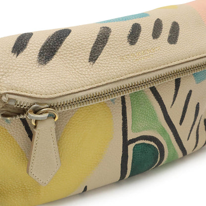 Burberry Prorsum Shoulder Bag In Beige Leather
