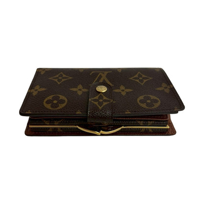 Louis Vuitton Louis Vuitton Portefeuille Viennois Monogram Leather Bifold Wallet Brown 26589