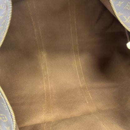 Louis Vuitton Monogram Keepall 55 Boston Bag M41424 Brown