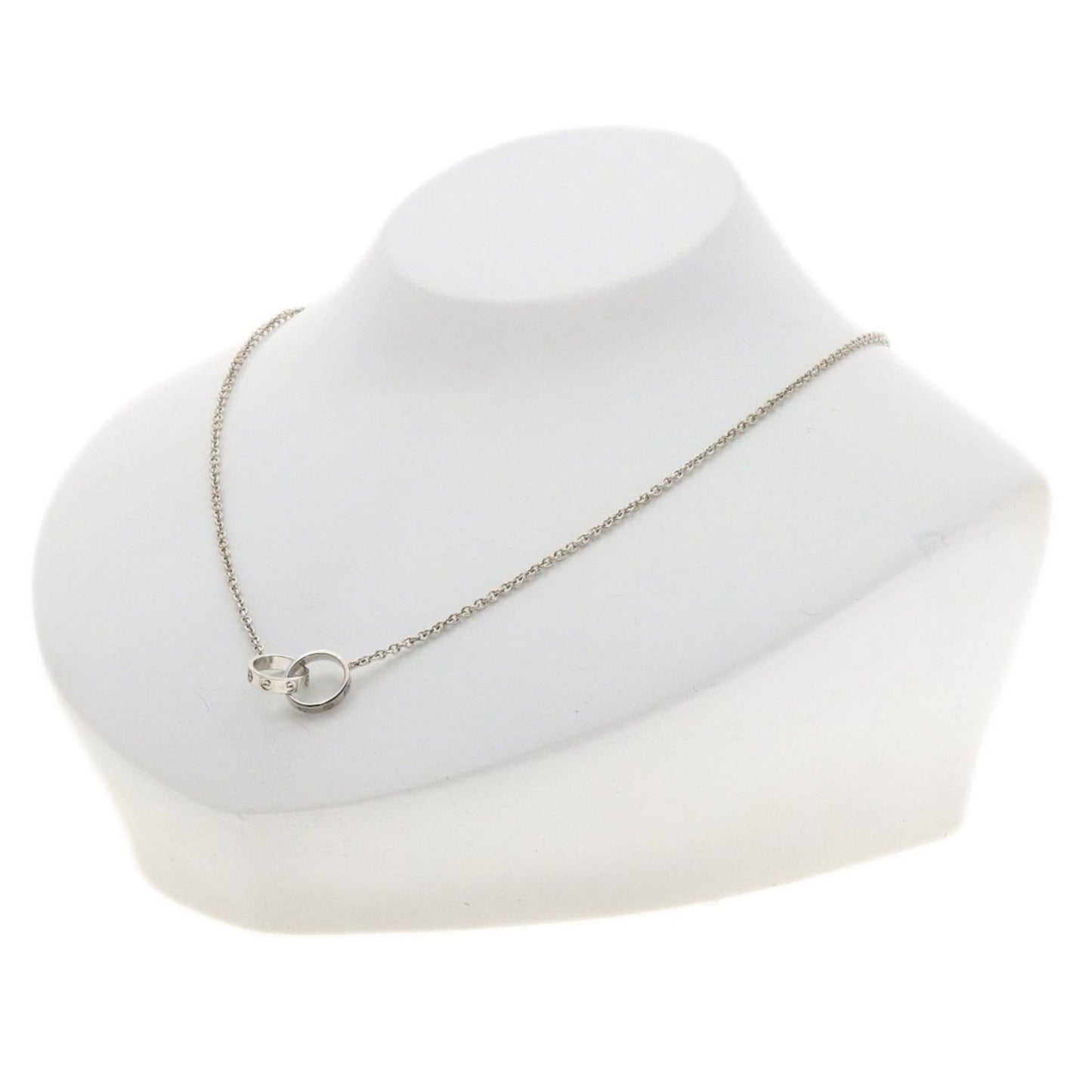 Cartier Baby Love Necklace In 18K White Gold
