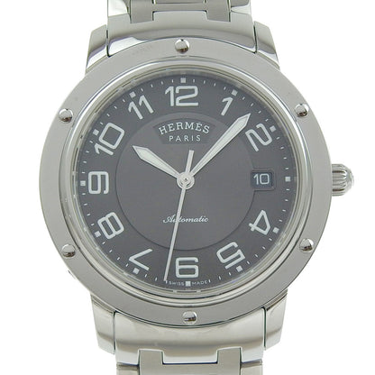Hermes Hermes Clipper Watch Cp2.810 Stainless Steel Automatic Grey Dial