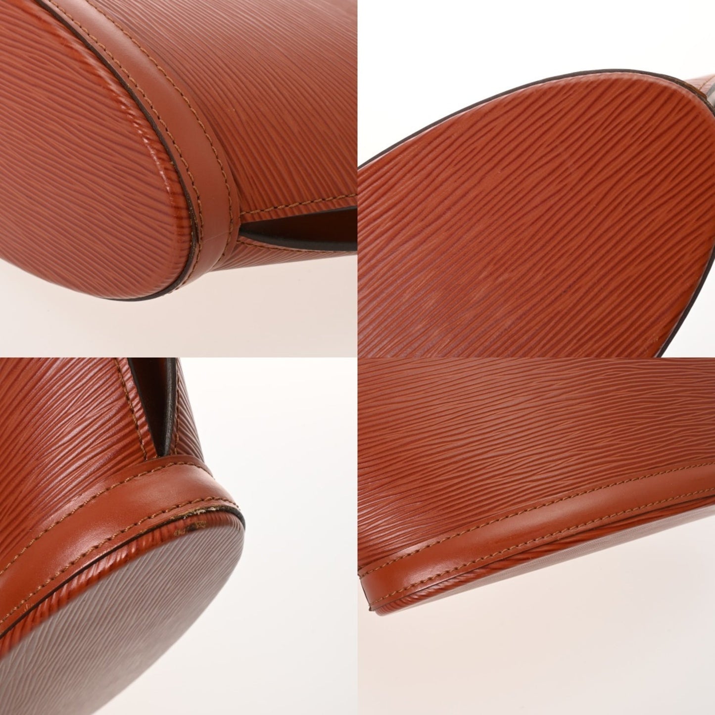 Louis Vuitton Epi Saint-Jacques Kenya Brown M52273 Women'S Leather Shoulder Bag