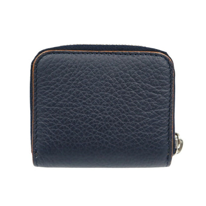Dior Homme Leather Navy Orange Round Coin Case 0559Dior Homme