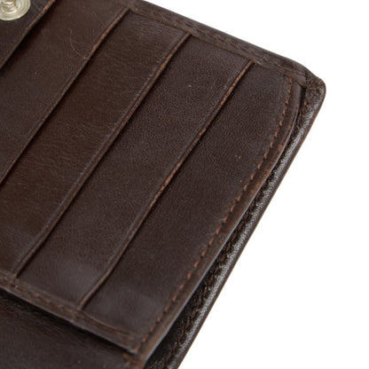 Fendi Zucca Bifold Wallet 31052 Beige Brown Canvas Leather