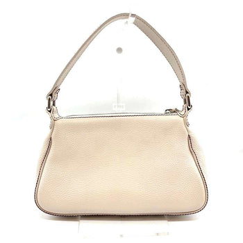 Chanel Shoulder Bag Horizontal White Tassel