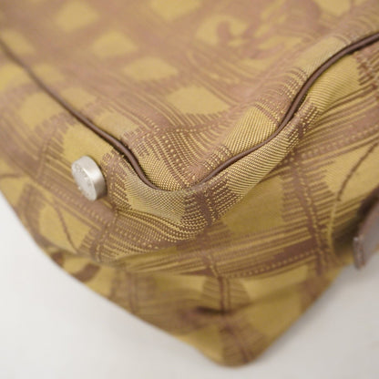 Chanel New Travel Nylon Handbag In Brown