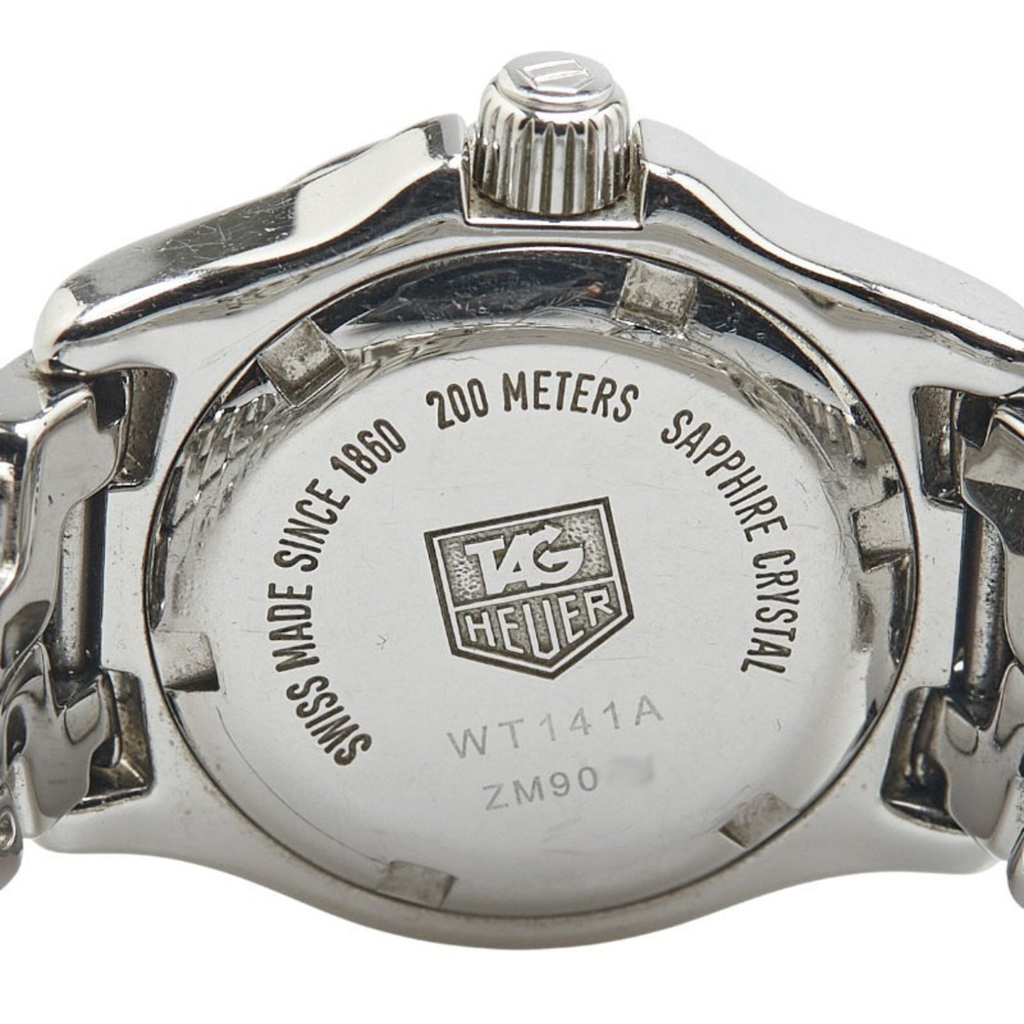 Tag Heuer Link Watch Wt141A Quartz Silver Dial Stainless Steel