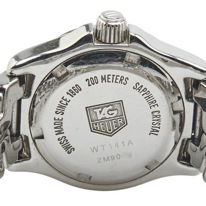 Tag Heuer Link Watch Wt141A Quartz Silver Dial Stainless Steel