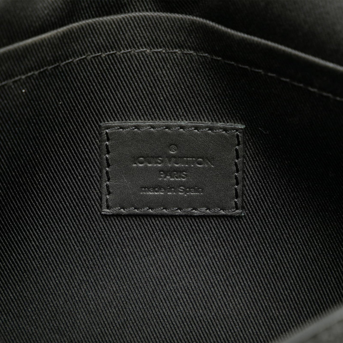 Louis Vuitton Damier Infini Studio Shoulder Bag N50007 Black Pvc Leather