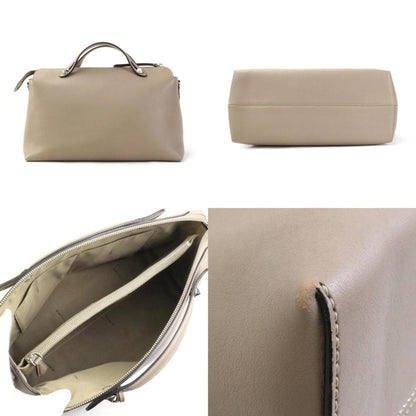 Fendi Handbag Shoulder Bag By The Way Large Leather Greige