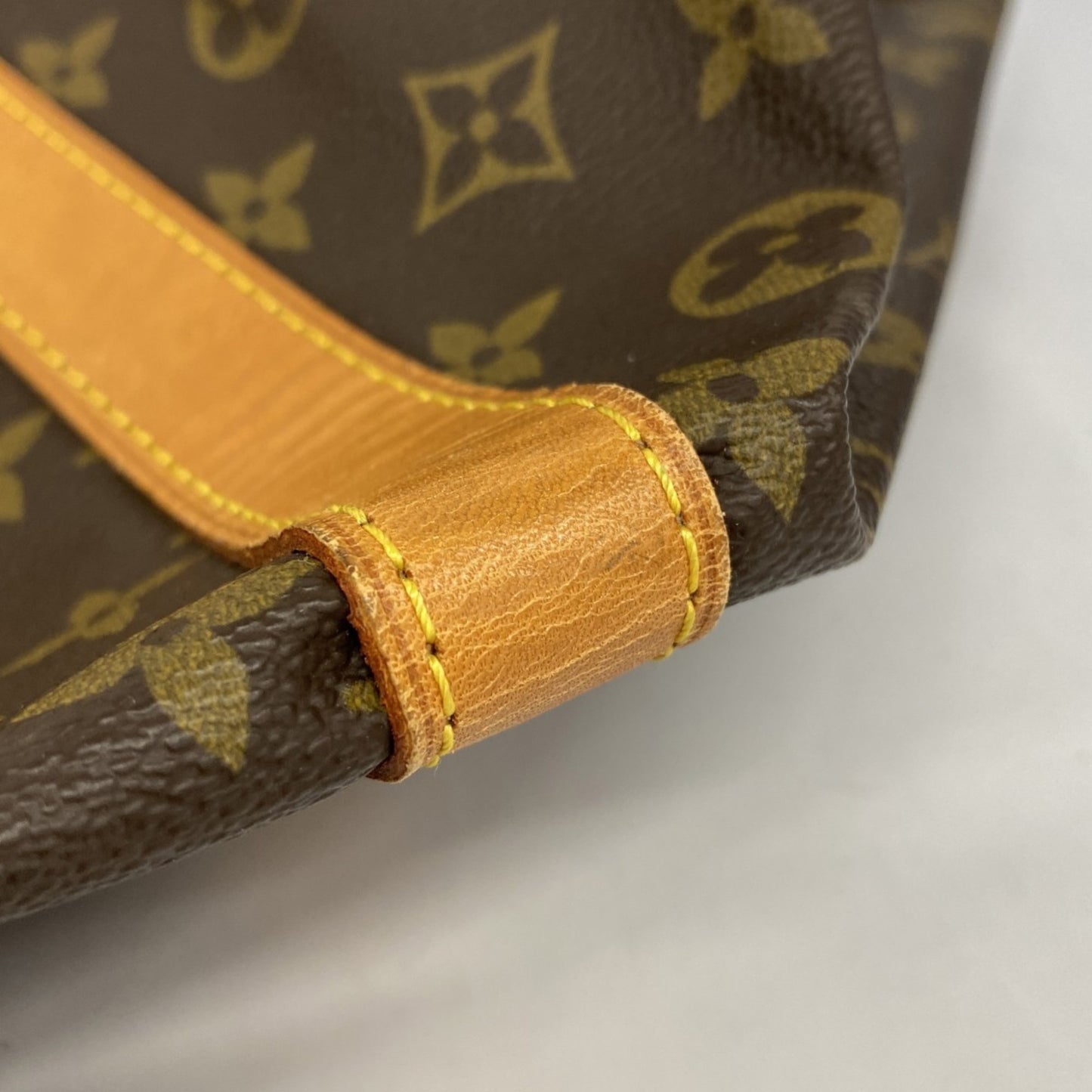 Louis Vuitton Monogram Sax Spool Boston Bag M41622 Brown