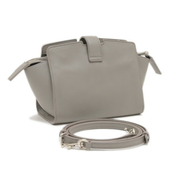 Saint Laurent Toy Cabas Shoulder Bag Leather Grey 452322 Bj50N 2825