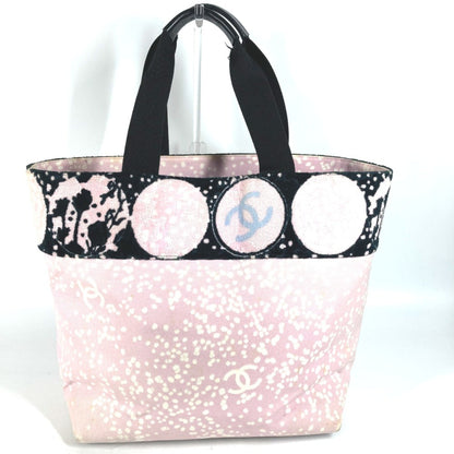 Chanel High Summer Pile Large Tote Bag Shoulder Bag Shoulder Bag Pink Black