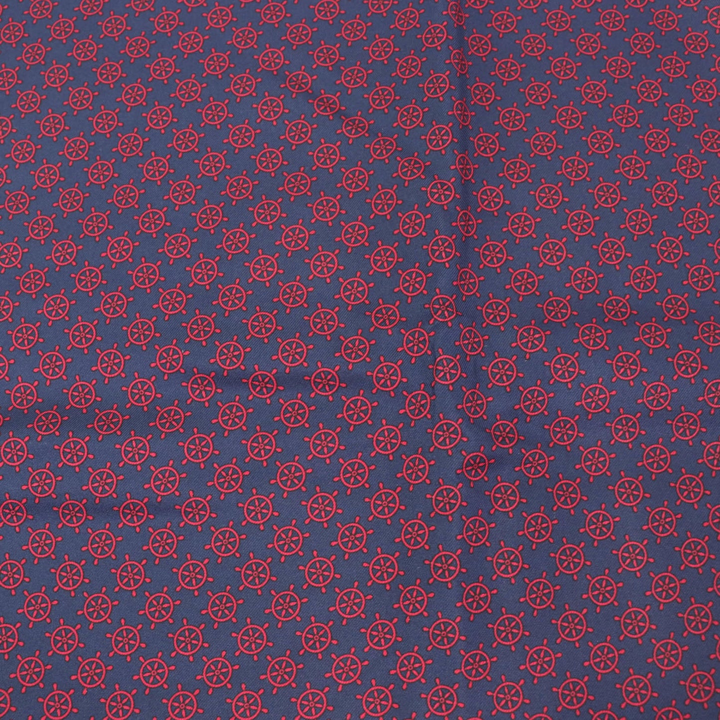 Hermes Silk Angora Anchor Pattern Fringed Shawl/Stole/Scarf