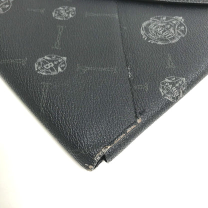 Berlutti Pouch Letter Case Bag Clutch Bag Black Blue