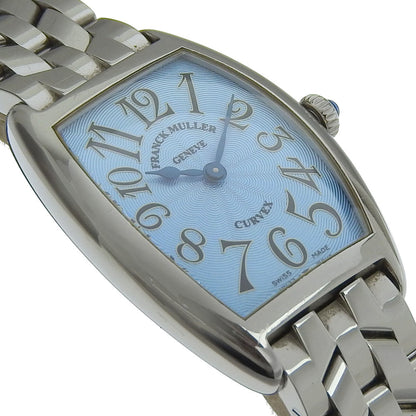 Franck Muller Tonookabex Watch 1752 Stainless Steel Quartz Analog Display Blue Dial