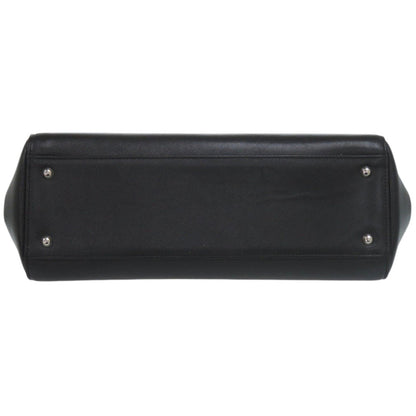 Burberry Nova Check Leather Black Handbag 0667 Burberry