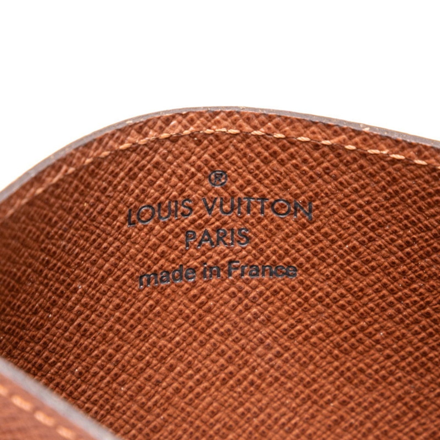 Louis Vuitton Monogram Porte Carte Sample Business Card Case/Card Case/Pass Case M61733 Brown