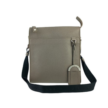 Bvlgari Bulgari Shoulder Bag Man 37629 Greige Leather