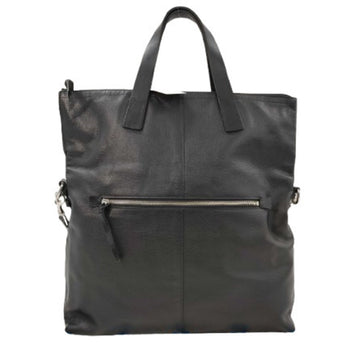 Coach Tote Bag Thompson Crossbody Foldover 70493 Black Leather