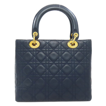 Christian Dior Lady Handbag Calf Leather