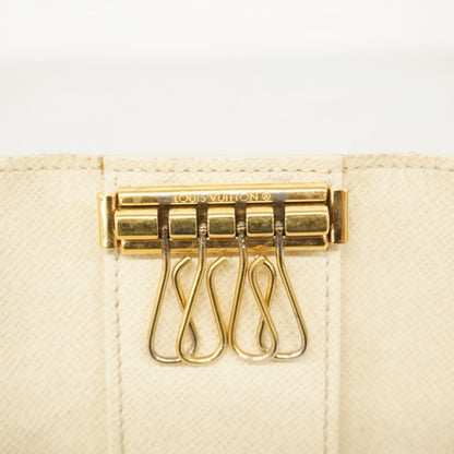 Louis Vuitton Damier Azur Multicle 4 Key Case N60020 White