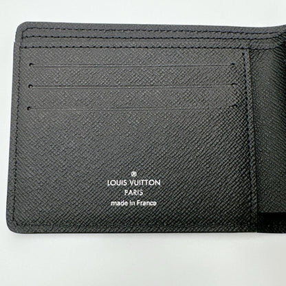 Louis Vuitton Louis Vuitton Bi-Fold Wallet Epi Portefeuille Multiple Leather M60662 Black