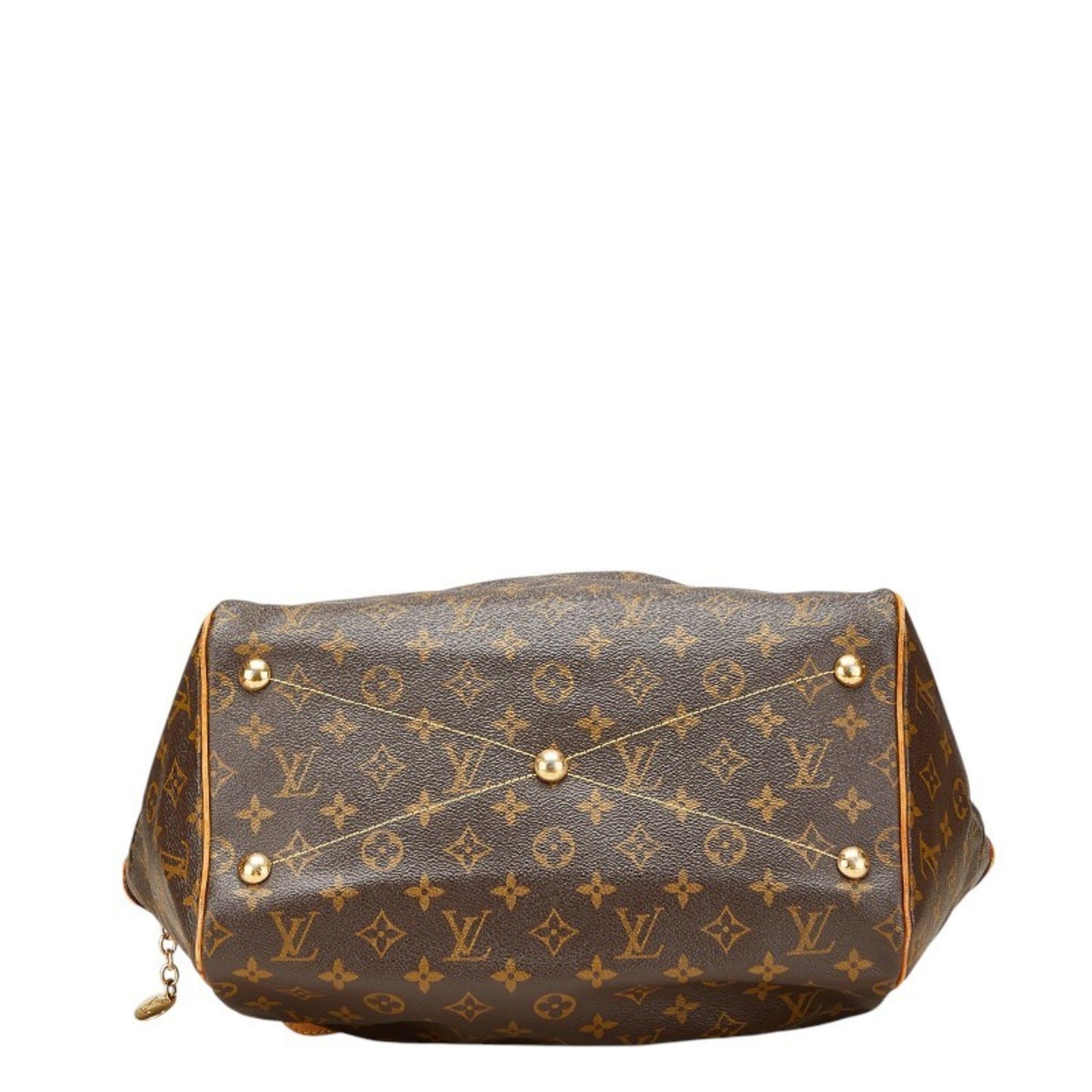 Louis Vuitton Monogram Tivoli Gm Handbag/Shoulder Bag M40144 Brown Leather