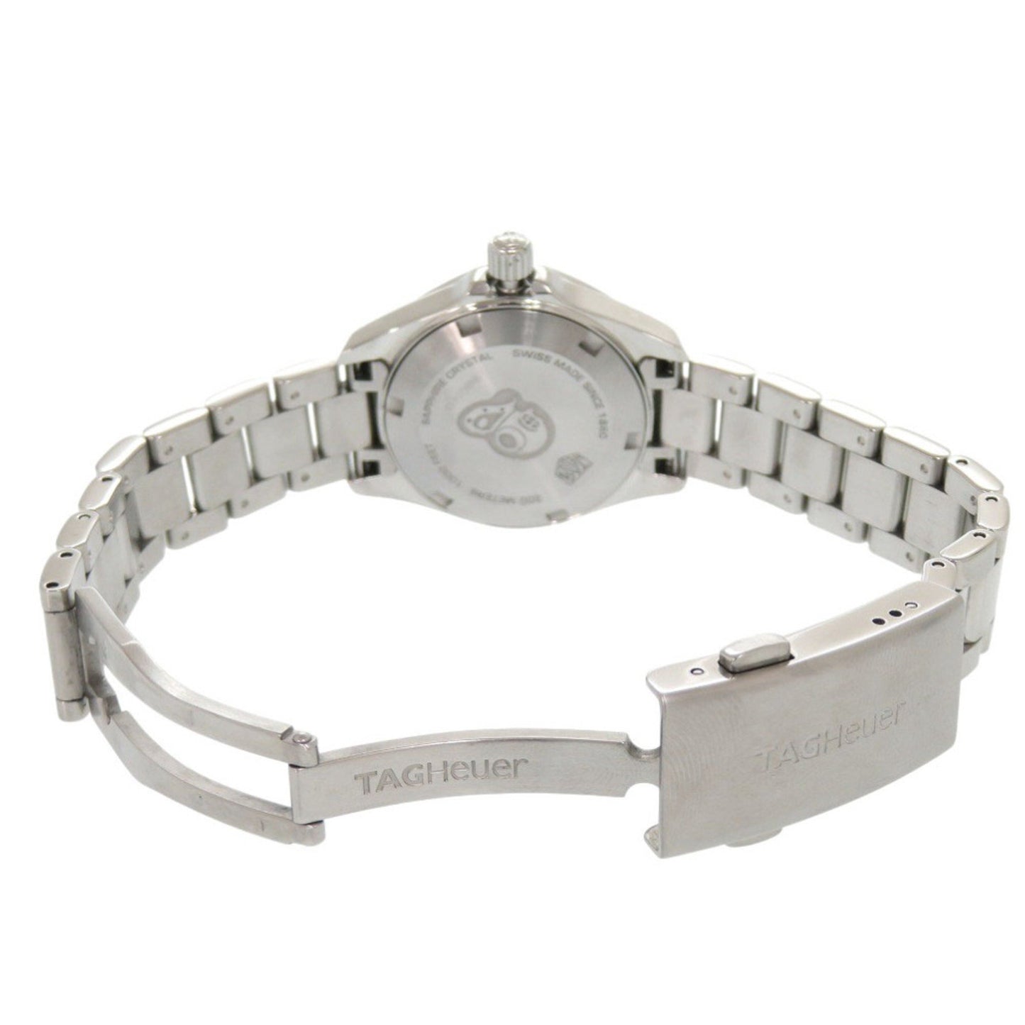 Tag Heuer Aquaracer Diamond Bezel Wbd1413.Ba0741 Stainless Steel White Shell Dial Quartz Watch 0235