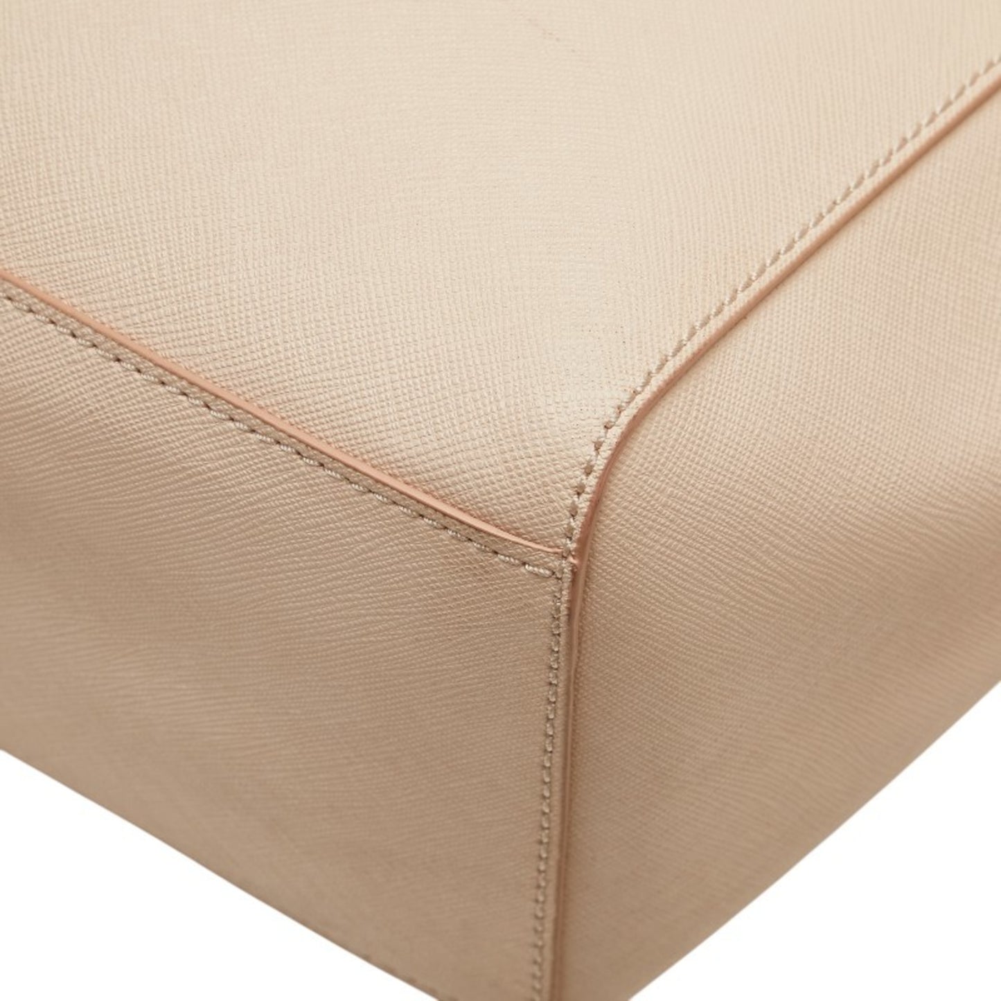 Tory Burch Tote Bag Shoulder Pink Beige Leather