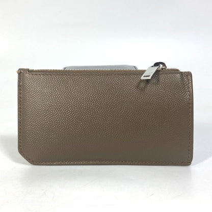 Saint Laurent Paris 609362 Compact Wallet Wallet Coin Compartment Coin Purse Brown