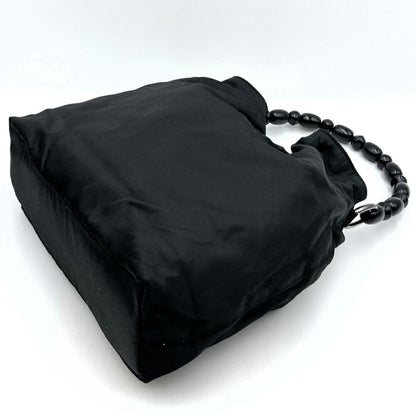 Christian Dior Dior Handbag Black Marispearl Nylon