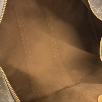 Louis Vuitton Monogram Keepall 55 Boston Bag M41424 Brown