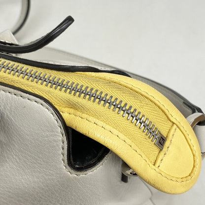 Fendi By The Way Leather Handbag In Gray