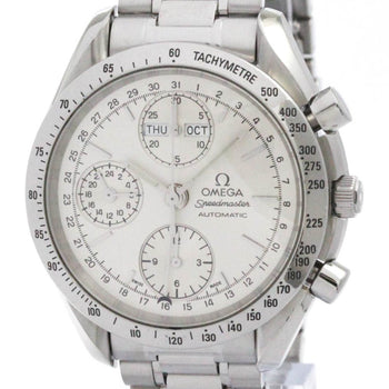 Omega Speedmaster Triple Date Steel Automatic Watch 3521.30 Polished